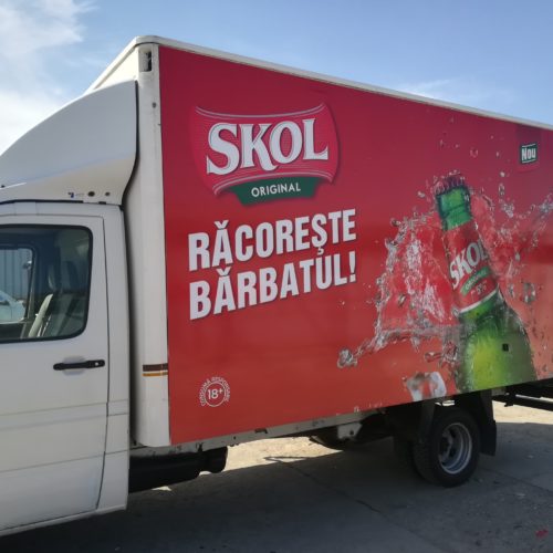 Decorare Auto camion SKOL, Decorari Auto Craiova by Promotionale Craiova